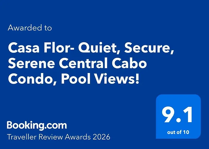 Casa Flor- Quiet, Secure, Serene Cabo Condo, Pool Views!